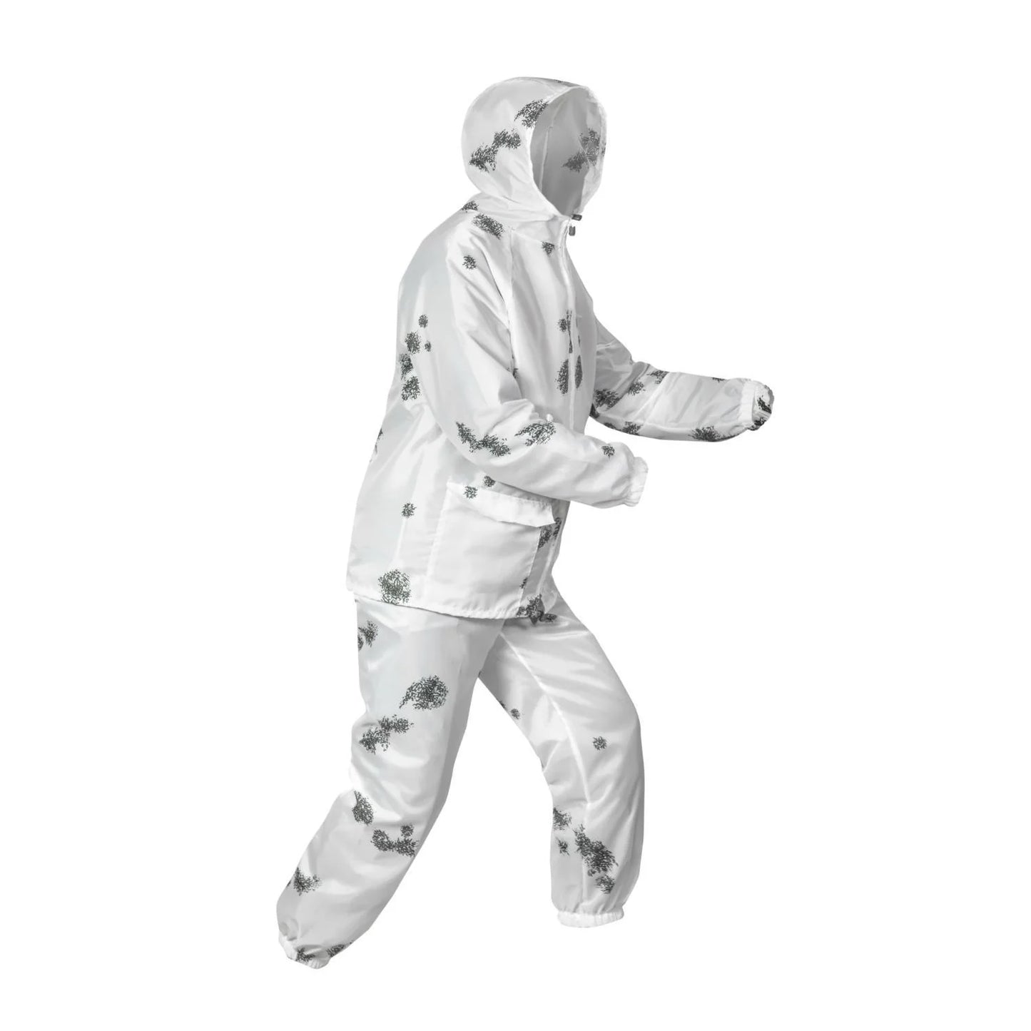 Blur Snow Camo Winter Camouflage Ultra Thin Overwhites for Hunting Airsoft Paintball Outdoor (M)