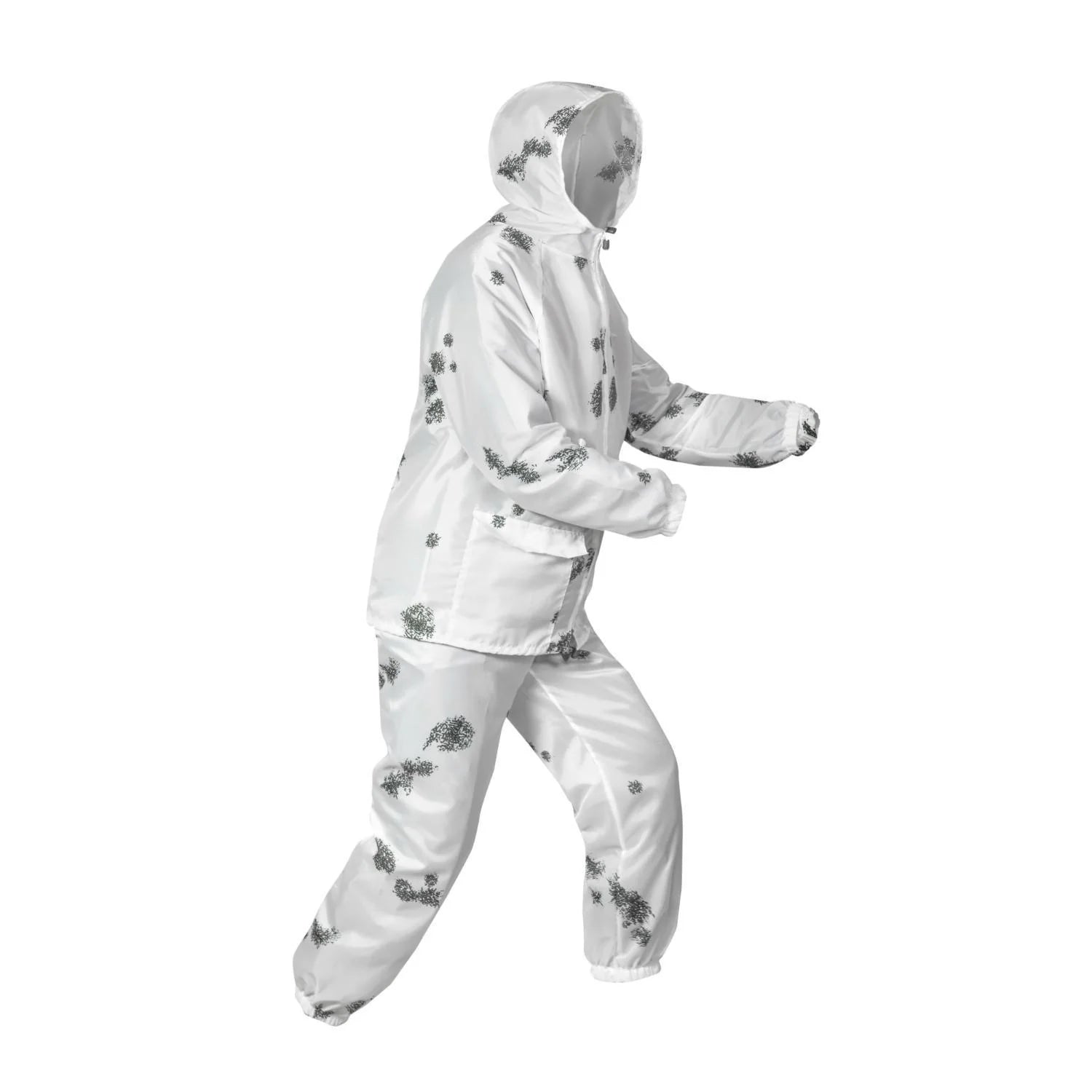Blur Snow Camo Winter Camouflage Ultra Thin Overwhites for Hunting Airsoft Paintball Outdoor (M)