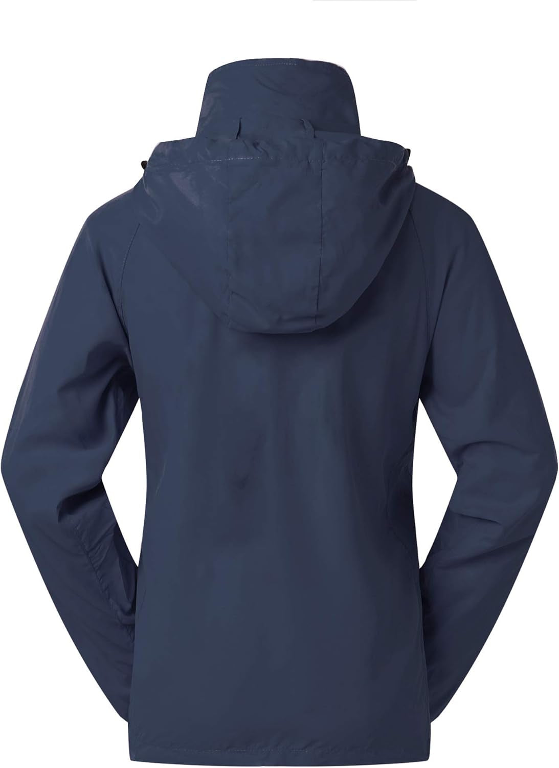 Women'S Lightweight Waterproof Jacket Packable Windbreaker Running Coat